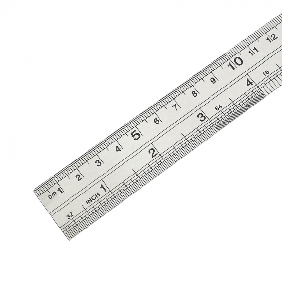 양면 눈금 스틸자(30cm)