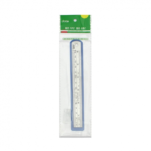 양면 눈금 스틸자(15cm)
