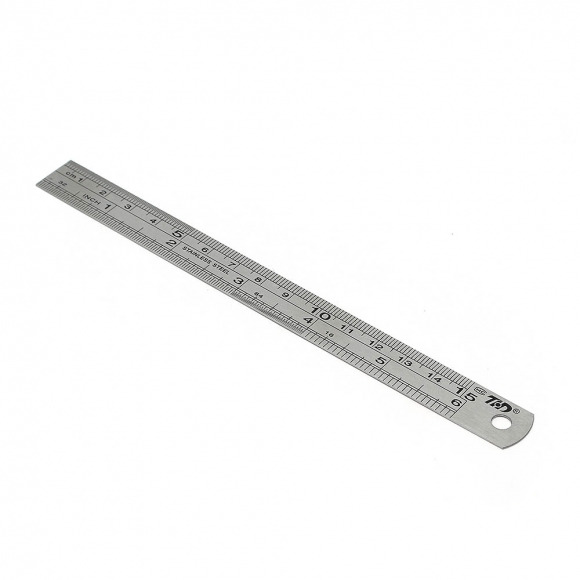 양면 눈금 스틸자(15cm)