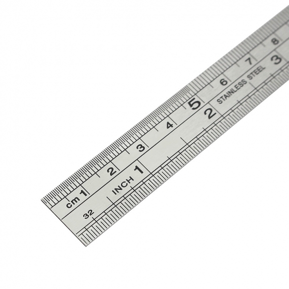양면 눈금 스틸자(15cm)
