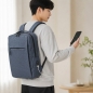 벡터 USB충전 노트북 백팩 (다크블루)
