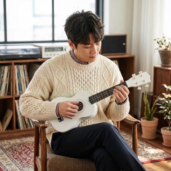 하모니 입문용 우쿨렐레(21인치) (화이트)