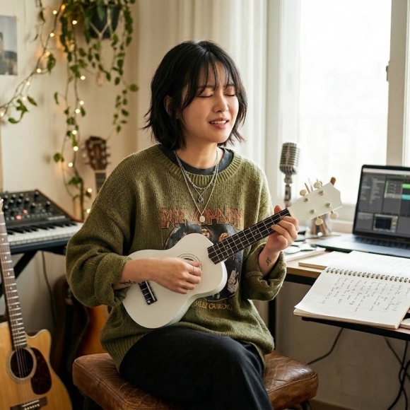 하모니 입문용 우쿨렐레(21인치) (화이트)