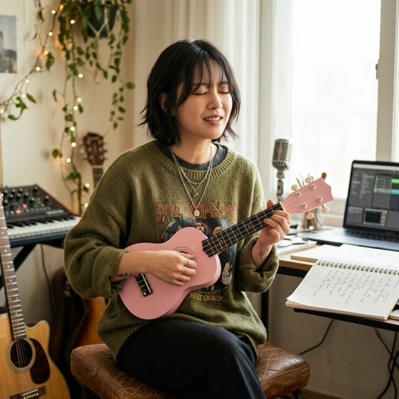 하모니 입문용 우쿨렐레(21인치) (핑크)