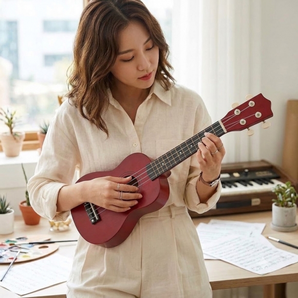 하모니 입문용 우쿨렐레(21인치) (체리)