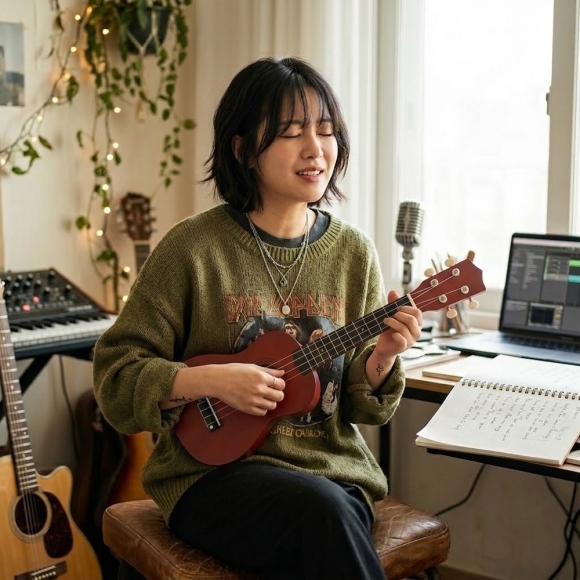 하모니 입문용 우쿨렐레(21인치) (체리)