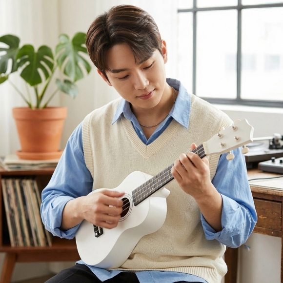 하모니 입문용 우쿨렐레(23인치) (화이트)