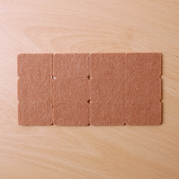 12p 사각 긁힘방지 바닥보호패드(4.2x2.4cm)