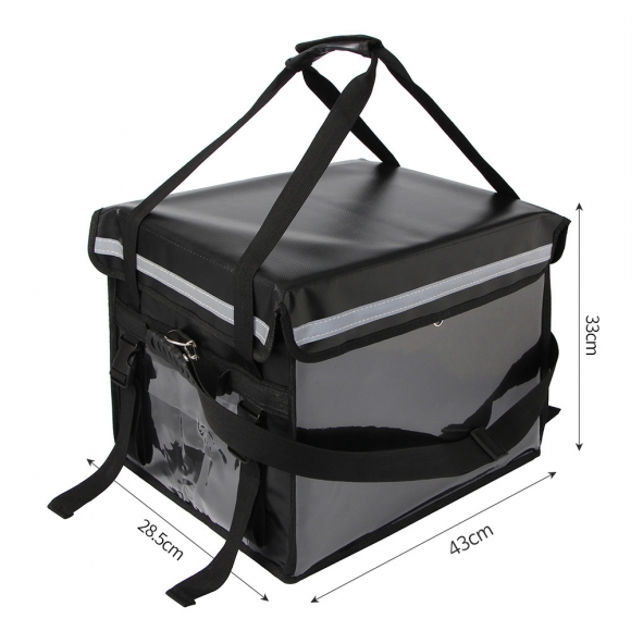 핫앤쿨 대용량 배달가방(35L) (블랙)