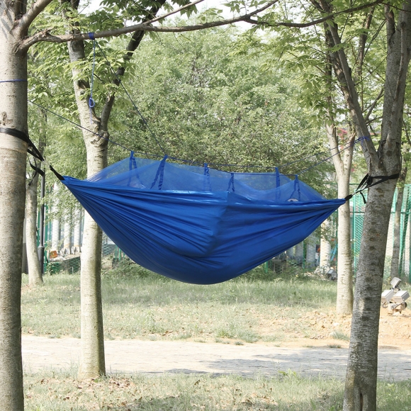 공중쉘터 캠핑 모기장 해먹(블루)