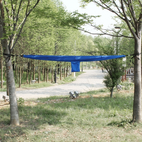 공중쉘터 캠핑 모기장 해먹(블루)