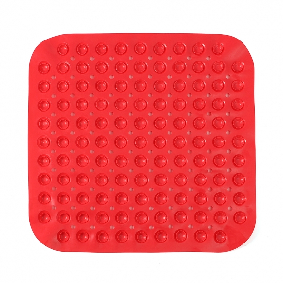 타일흡착 미끄럼방지 욕실매트(47x47cm) (레드)  