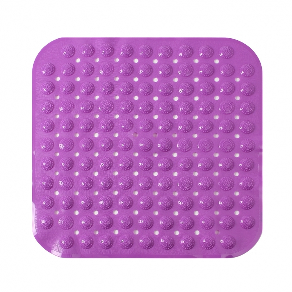 타일흡착 미끄럼방지 욕실매트(47x47cm) (퍼플)