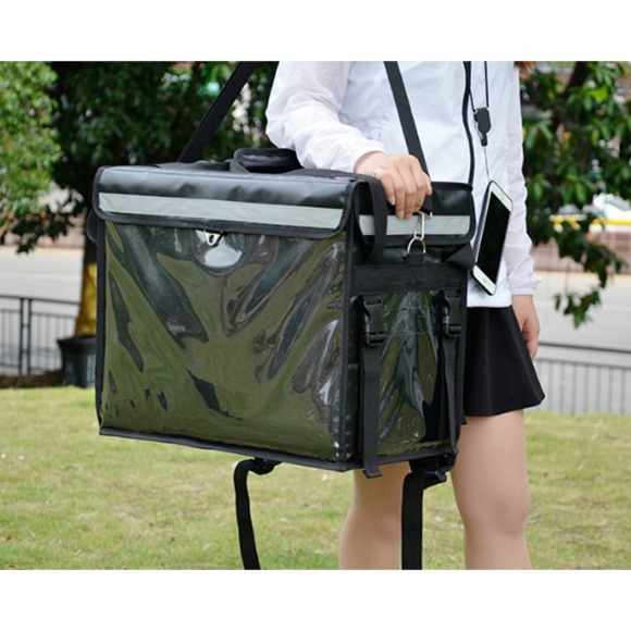 핫앤쿨 대용량 배달가방(40L) (블랙)
