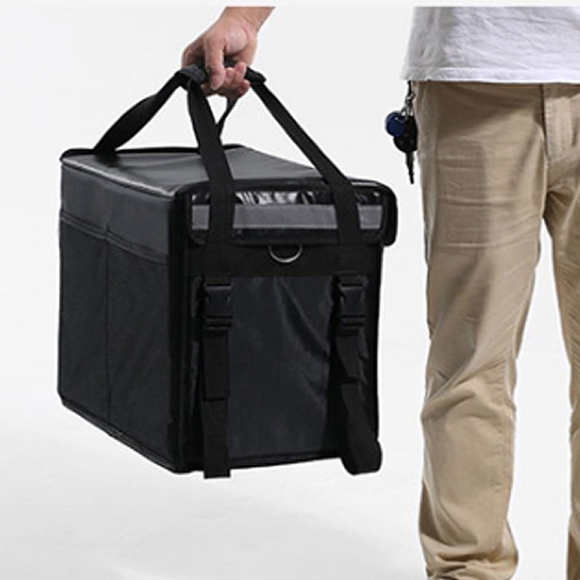 핫앤쿨 대용량 배달가방(40L) (블랙)