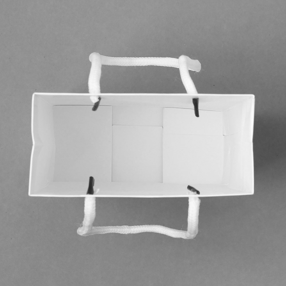 무지 세로형 쇼핑백 10p세트(13x19cm) (화이트)