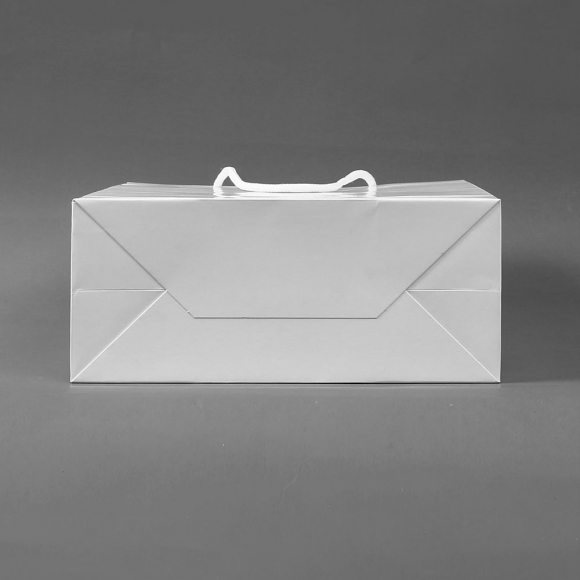 무지 세로형 쇼핑백 10p세트(13x19cm) (화이트)