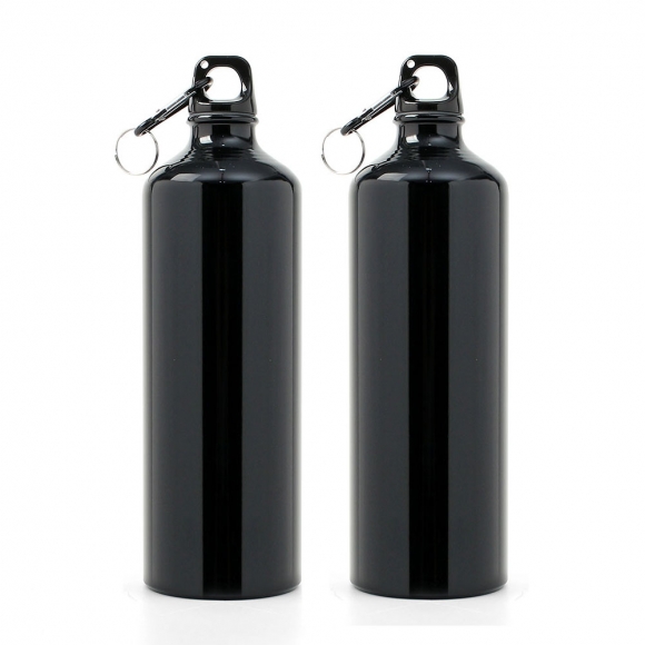 아웃도어 스포츠 물병 2p세트(750ml) (블랙)