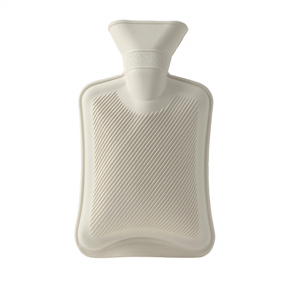 보들보들 땡땡이 보온 물주머니(800ml) (그레이)