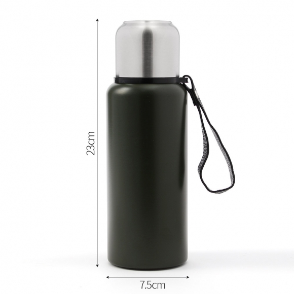 핫앤콜드 듀얼 보온병(600ml) (다크그린)