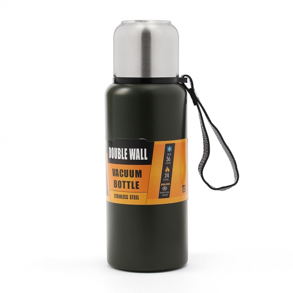 핫앤콜드 듀얼 보온병(600ml) (다크그린)