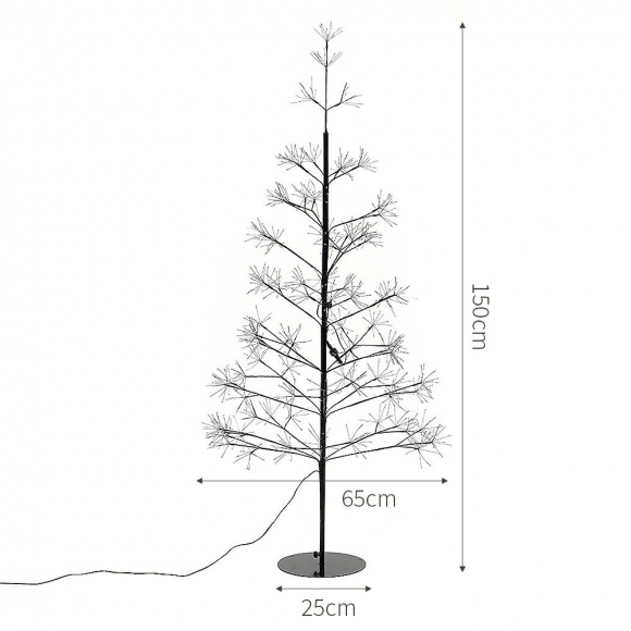 지네전구 겨울나무 무드등(150cm)