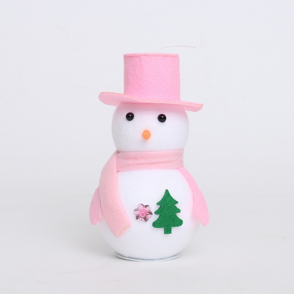 젠틀맨 눈사람 인형 (19cm) (핑크)