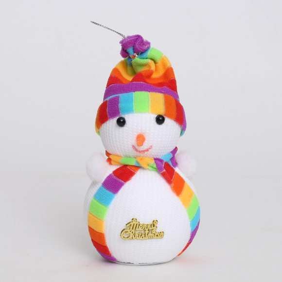 레인보우 눈사람 인형 (20cm) ( 퍼플)