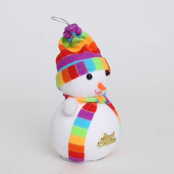 레인보우 눈사람 인형 (20cm) ( 퍼플)