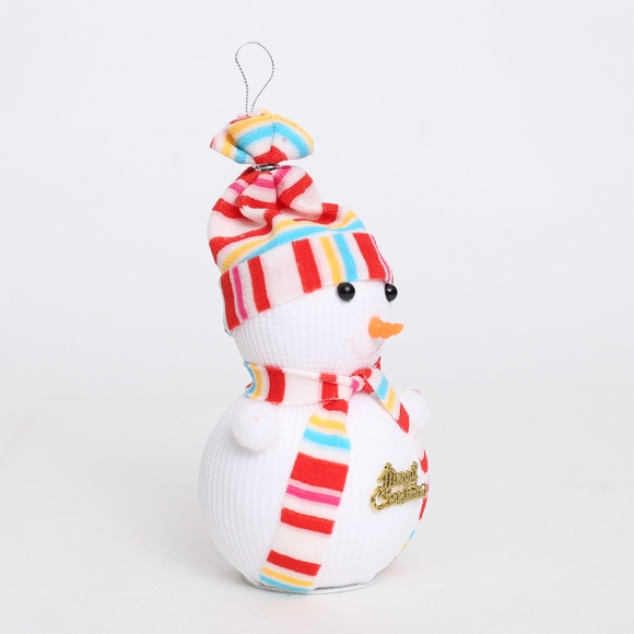 레인보우 눈사람 인형 (20cm)  (레드)