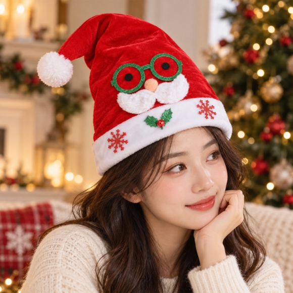 럭키버디 크리스마스모자(산타)