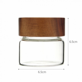 [별도주문] [쿠킹홈] 네이처우드 내열유리 밀폐용기(100ml) (6.5cm)