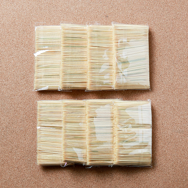 롯데 편한생활 대나무 이쑤시개(양면) (4000개입)