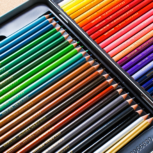 문화 48색 고급 색연필(틴) (28x19.5cm)