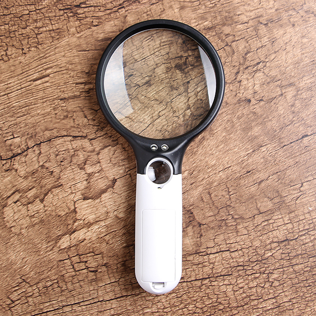 Oce 90mm 라이트 손잡이 독서 돋보기 readingglasses magnifying glass LED 확대경
