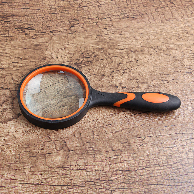 Oce 컬러 손잡이 독서 돋보기 4배율 페이퍼 루페 readingglasses magnifying glass