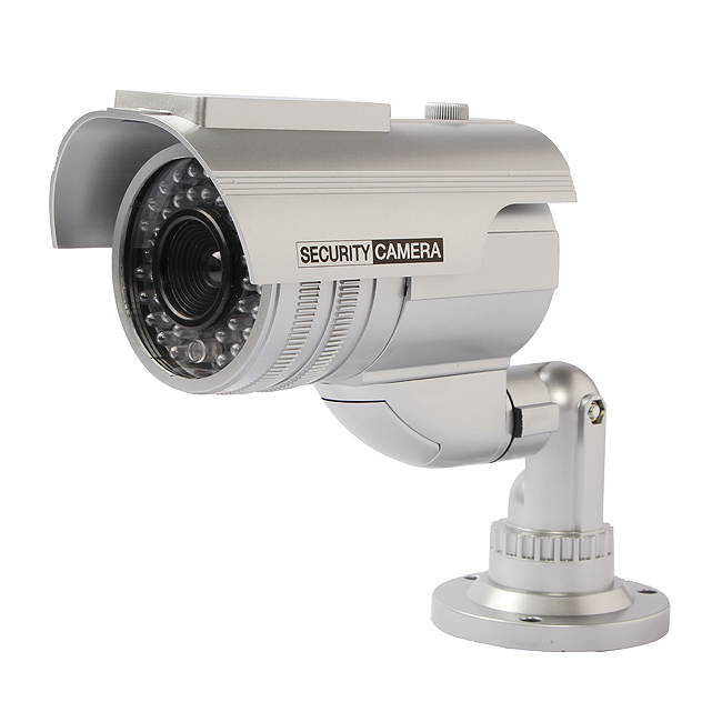 Oce 태양광 모형 감시 가짜 카메라 A2 CCTV 불렛 벽부착 방범 카메라 주택 감시카메라