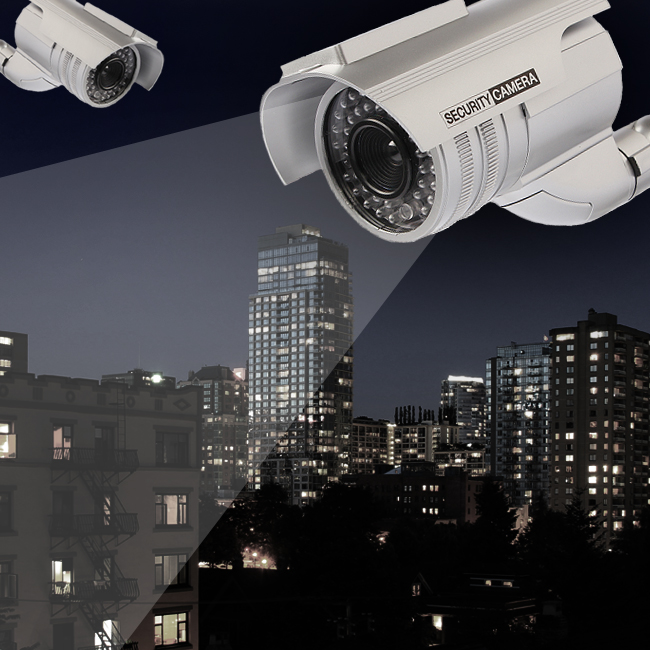 Oce 태양광 모형 감시 가짜 카메라 A2 실외 방범 TV 모조 CCTV 보안 빨간불