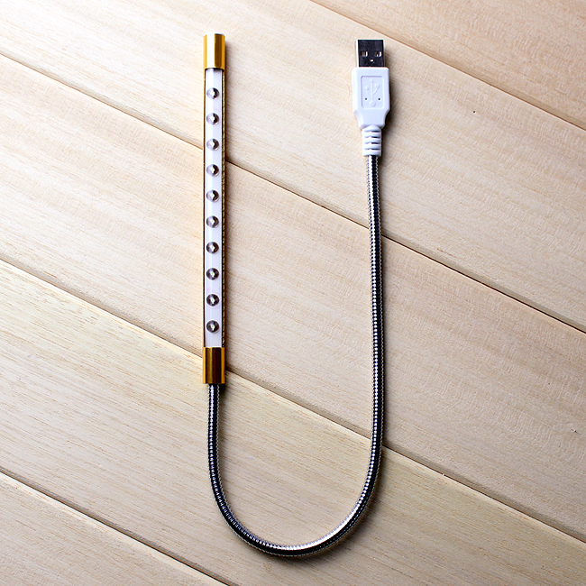 USB 10구 LED 스탠드(터치)