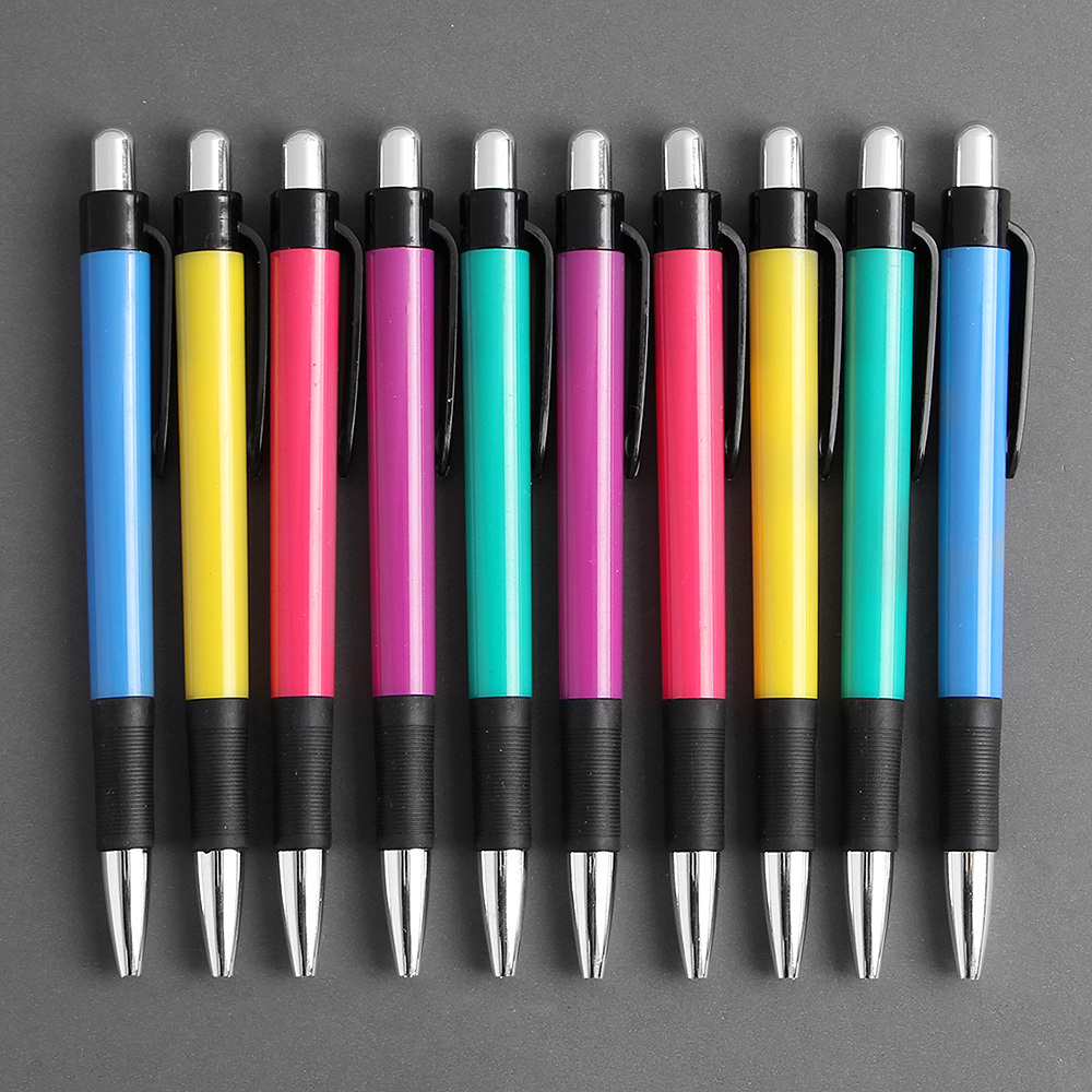 Oce 클립 펜 필기 볼펜 10p 0.7mm 광고 용품 필기도구 사무용 연필