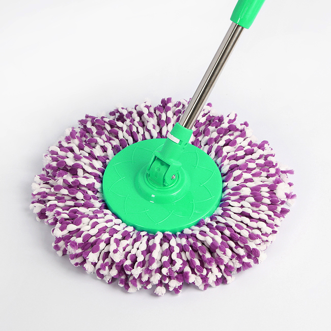 Oce 원형 바닥 물청소 마대 걸레 리필 3p mop 스틱브러쉬 바닥 청소 마포 걸레 막대 물 청소기