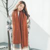 파인 니트 목도리(브라운) (여성용)
