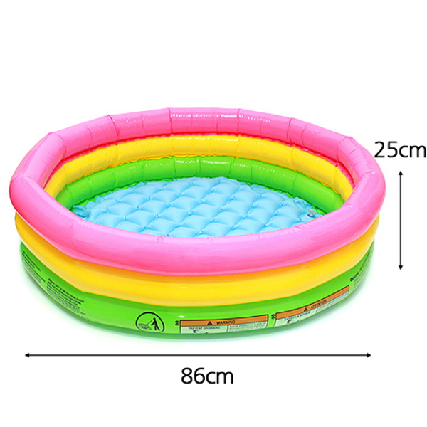 [인텍스] 베이비 무지개 풀장(86x25cm)