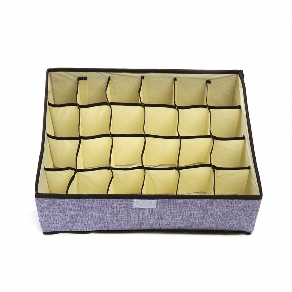 리빙박스 덮개형 속옷정리함(24칸)