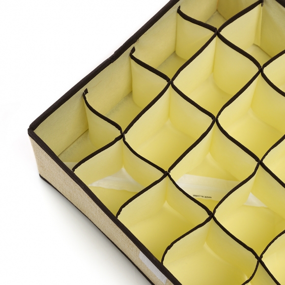 리빙박스 덮개형 속옷정리함(24칸)