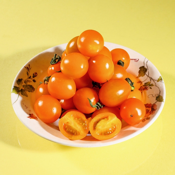 [초록자연] 주황 방울토마토 1.5kg(750gx2팩)