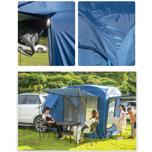 SUV 셀터 오토 캠핑 차박 텐트(블루)