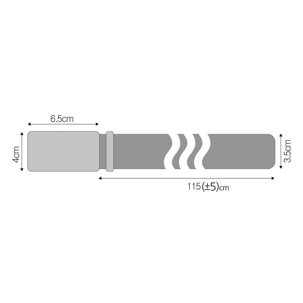 크로스 블랙 자동버클 가죽 벨트(115cm)