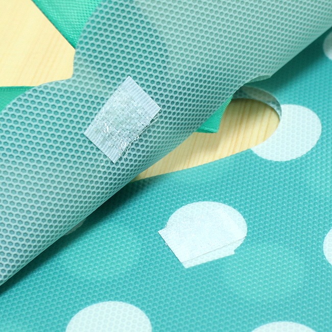 리본 도트 PP 선물백(24.5x31.5cm)