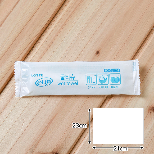 30매 롯데 이라이프 물티슈